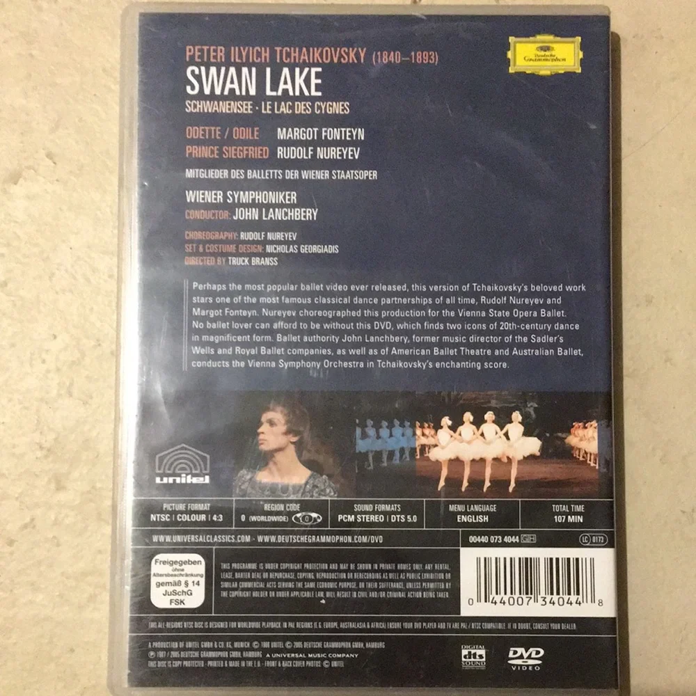 Swan Lake DVD by Deutsche Grammophon